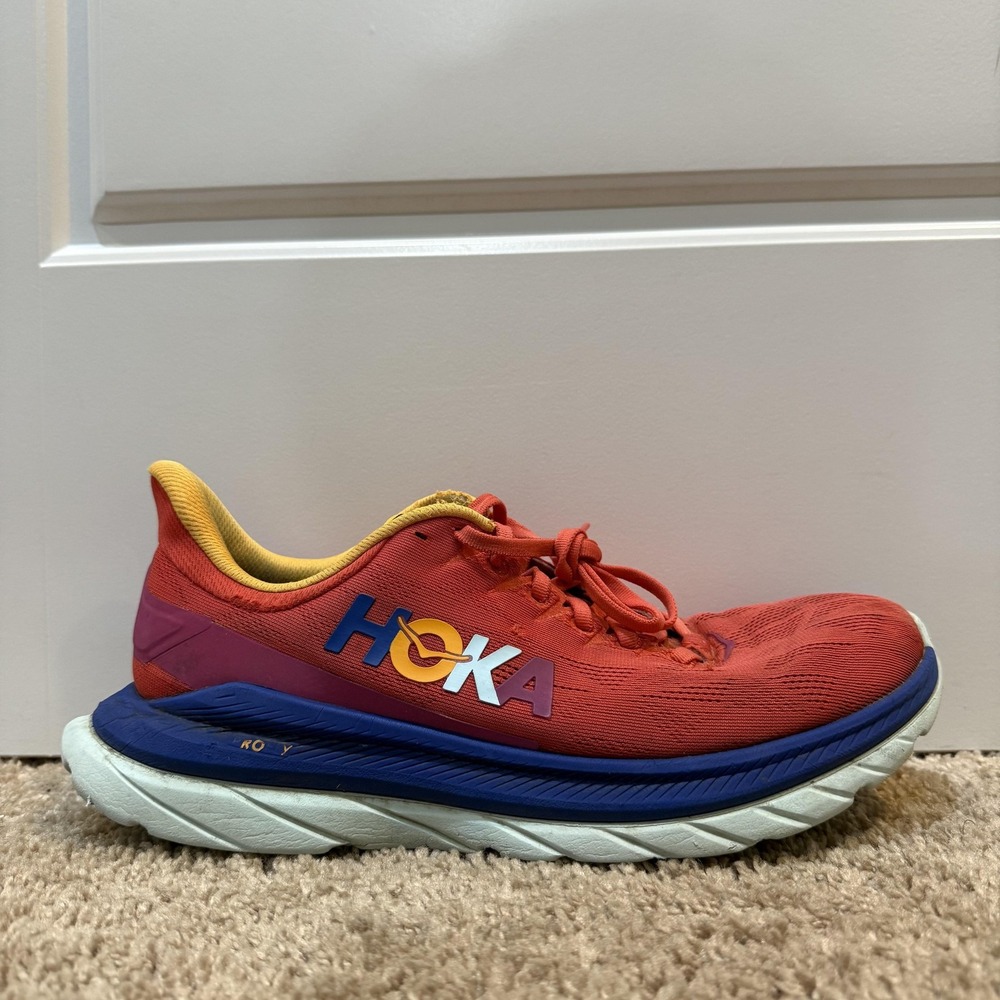 Hoka One One‎ Mach 4 Shoes Mens Size 8.5 Cushioned Running Sneakers Lightweight